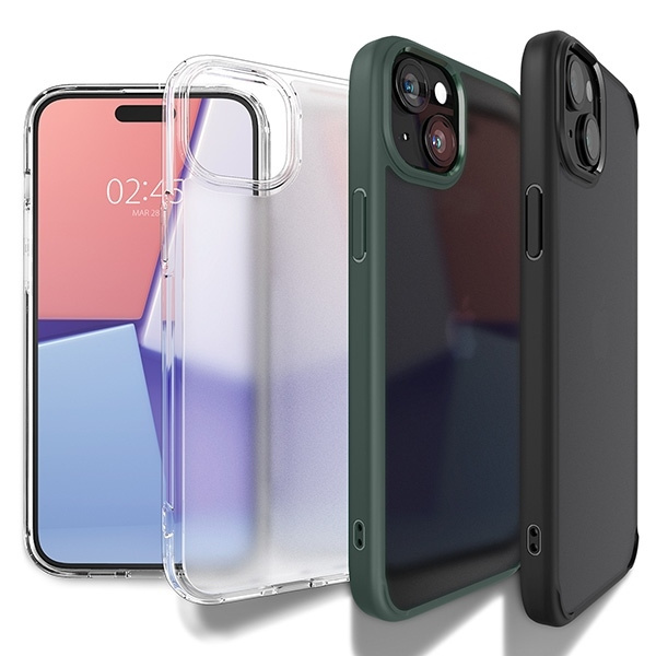 SPIGEN ULTRA HYBRID IPHONE 15 PLUS CRYSTAL CLEAR