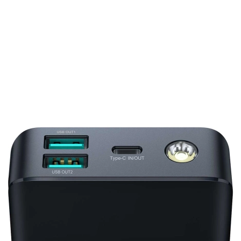 Powerbank Joyroom JR-PBF02 30W 20000mAh + USB-A - USB-C cable 0.25m - black