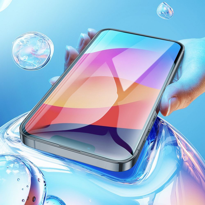 HOCO szkło hartowane HD 5D Guardian shield (SET 10in1) - do iPhone 15 Plus czarny (G14)