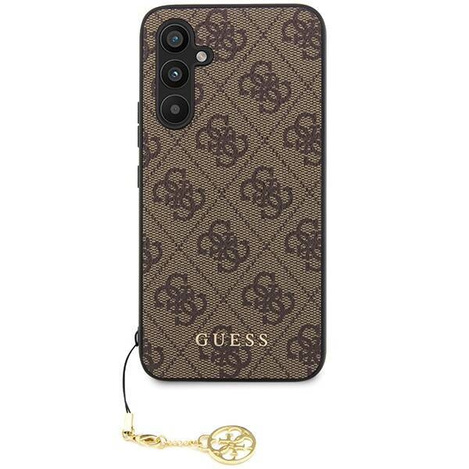 Guess nakładka do Samsung S23 FE GUHCS23FEGF4GBR GUESS HC PU 4G CHARM brązowa