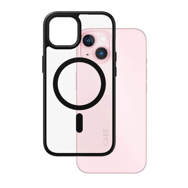 CARE by PanzerGlass Urban Combat Case MagSafe Hülle für iPhone 15 – Schwarz
