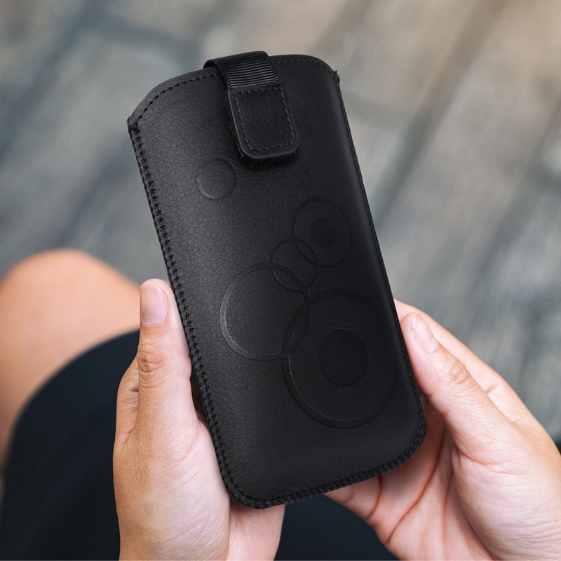 Futerał Uniwersalny Deko - do Samsung S10/Note 10/J3 2017 /Sony Xperia Z3/Z4/Z5 Huawei P30/P9/P9 Lite czarny