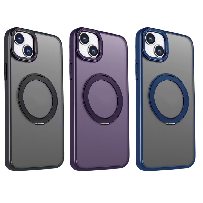 Nakładka Mag Ring Rotating do iPhone 14 Pro 6,1&quot; granatowy