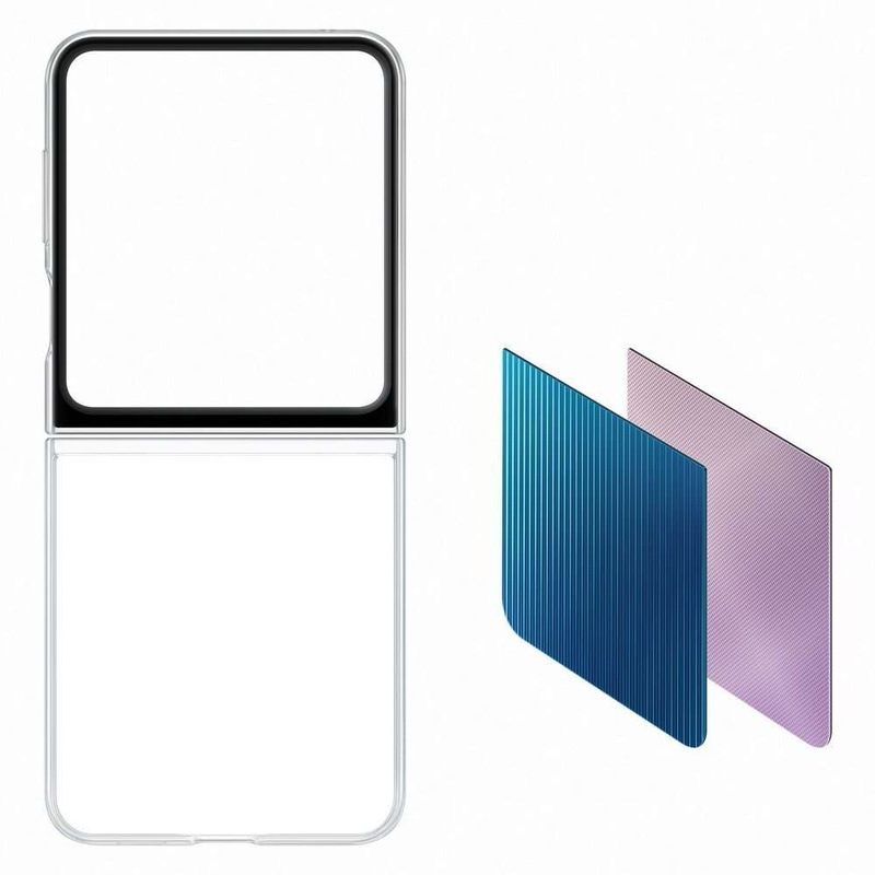 Etui silikonowe FlipSuit do Samsung Galaxy Z Flip 5 - przezroczyste