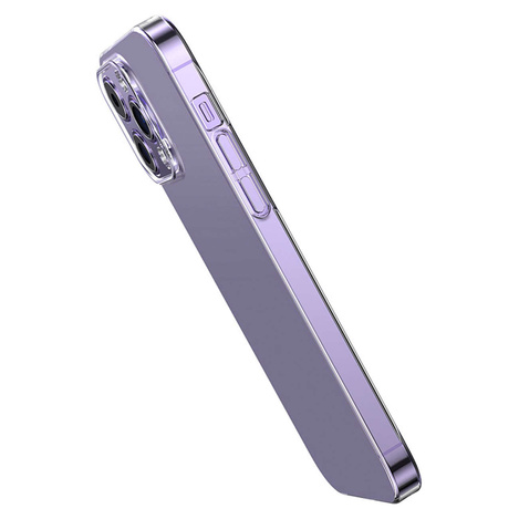 Baseus Crystal Case für iPhone 14 Pro Max dünne Abdeckung + transparentes Glas