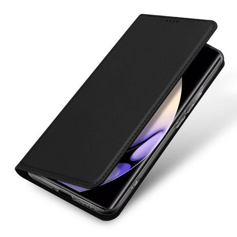 Dux Ducis Skin Pro Hülle für Realme 10 Pro+ Flip Cover Card Wallet Stand schwarz