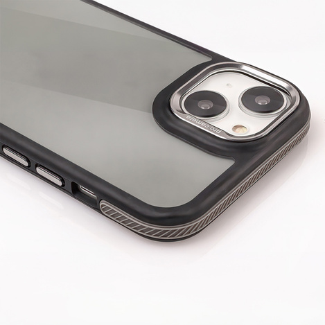 Nakładka Crystal Black do iPhone 16 Plus 6,7" szara