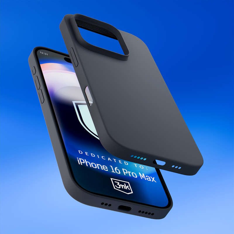 Apple iPhone 16 Pro Max - 3mk Hardy Silicone MagCase Graphite