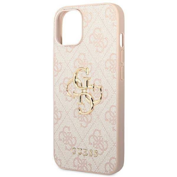 Guess 4G Big Metal Logo - Etui iPhone 14 (różowy)