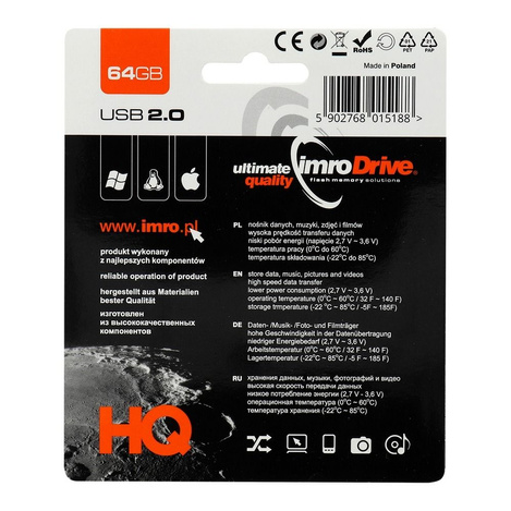 Pamięć Przenośna typu Pendrive Imro Axis 64 GB