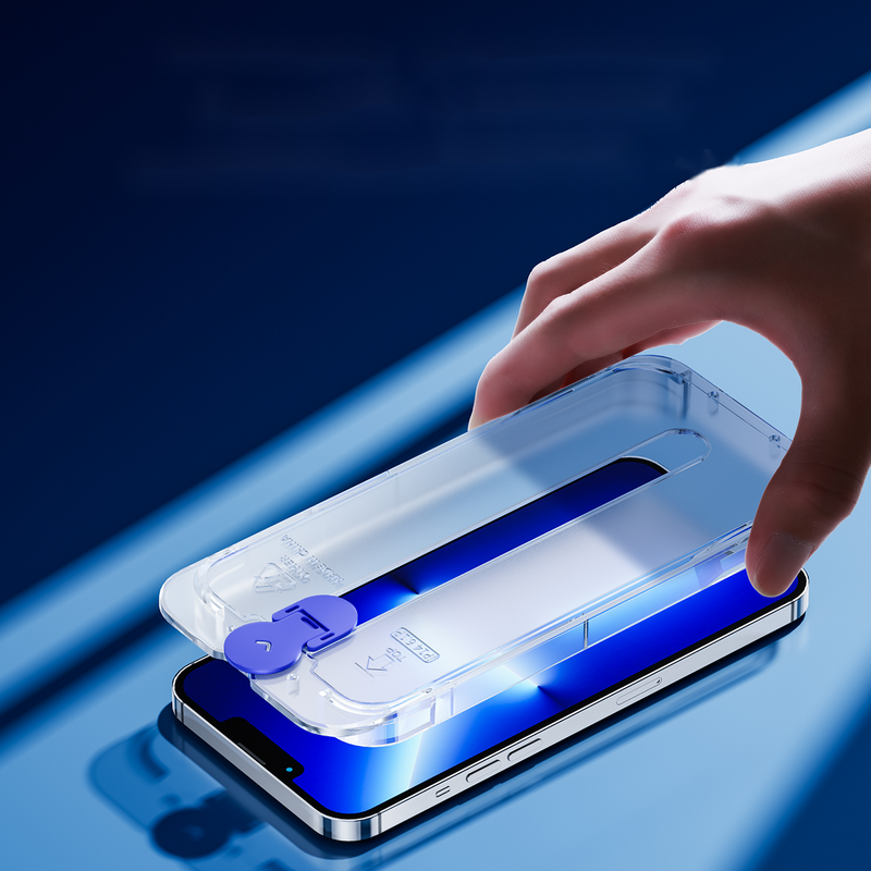 Joyroom Knight Glass für iPhone 14 Pro Max mit Montageset klar (JR-H12)