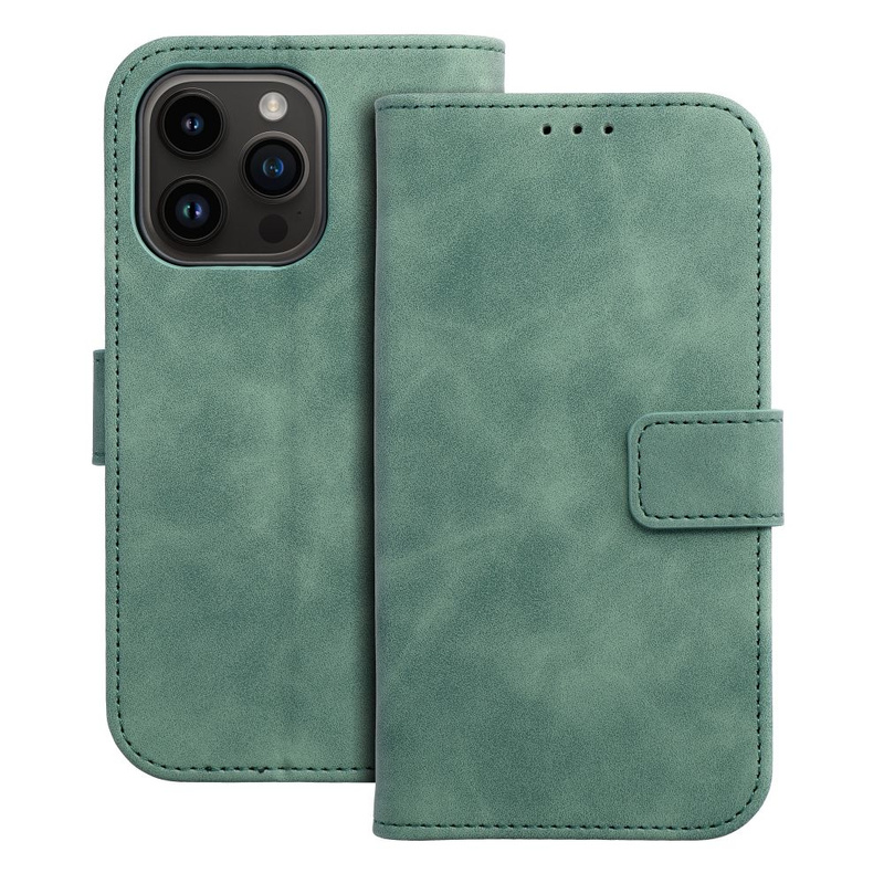 Kabura TENDER Book do IPHONE 14 Pro zielony