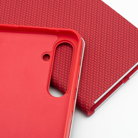 Kabura LUNA Book Carbon do XIAOMI Redmi NOTE 13 4G czerwony