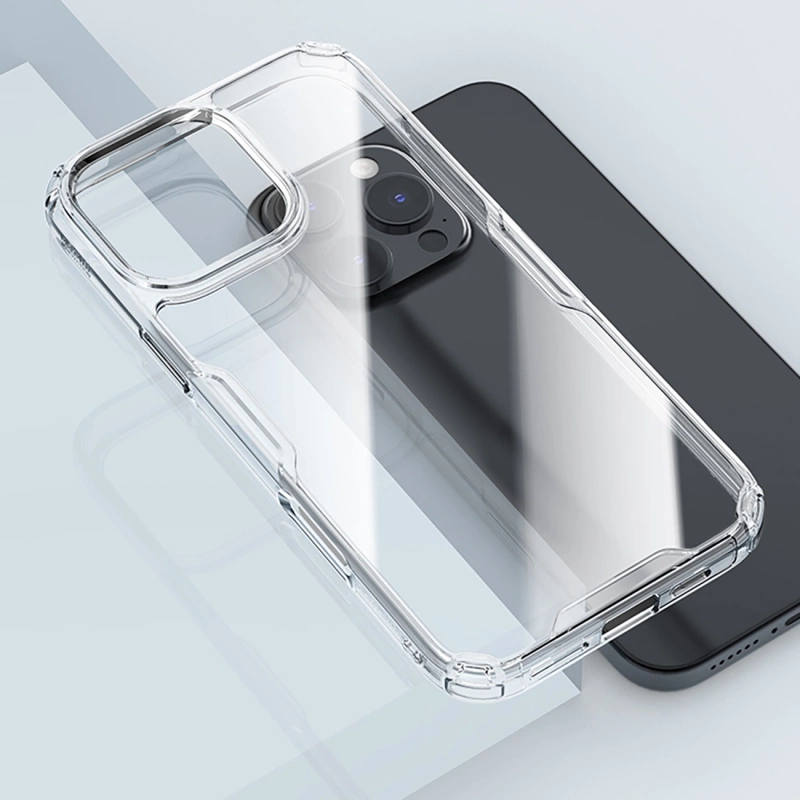 Etui Nillkin Nature Pro Case na iPhone 16 Pro - przezroczysto-białe