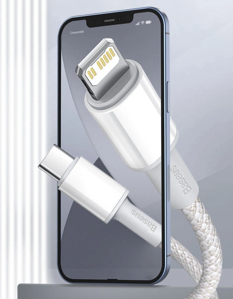 Baseus kabel USB Typ C - Lightning szybkie ładowanie Power Delivery 20 W 1 m czarny (CATLGD-01)