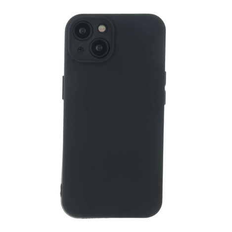 Etui do iPhone 15 Pro czarne + Szkło na ekran + Szkło na aparat