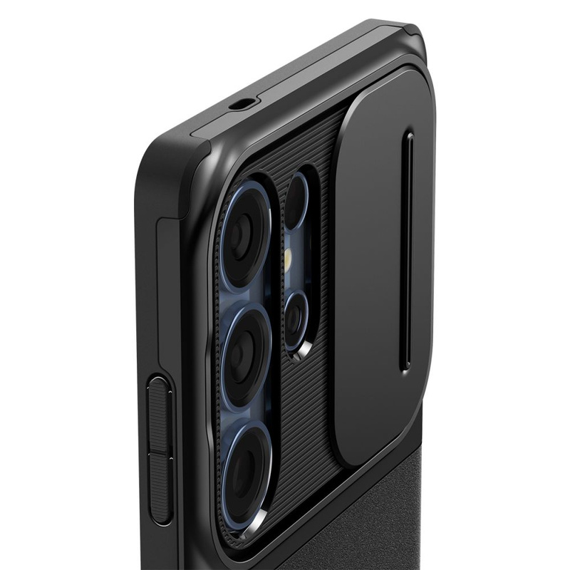 Spigen nakładka Optik Armor do Samsung Galaxy S25 Ultra Czarna