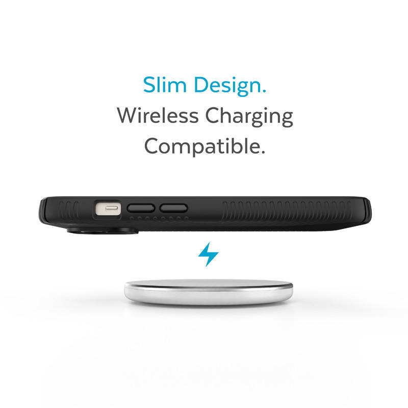 Speck Presidio2 Grip - Antypoślizgowe etui iPhone 14 Plus (Black / Black / White)
