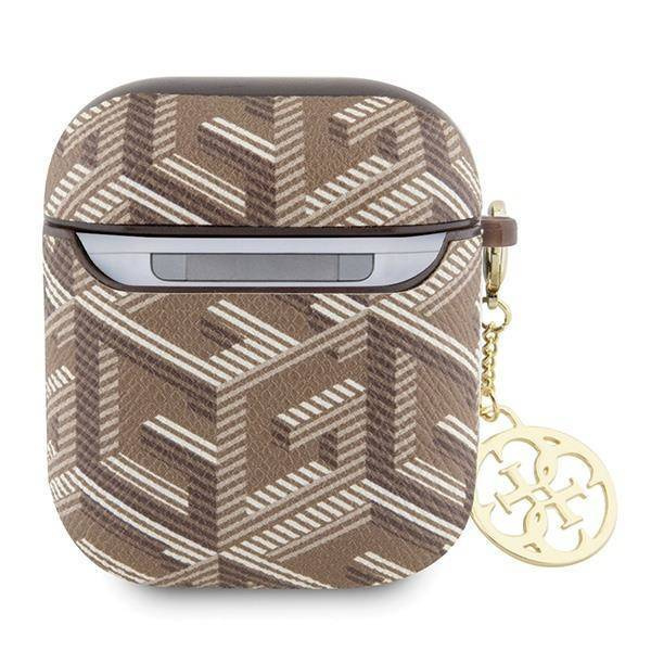 Original Case APPLE AIRPODS Guess GCube Charm (GUA2PGCE4CW) brown