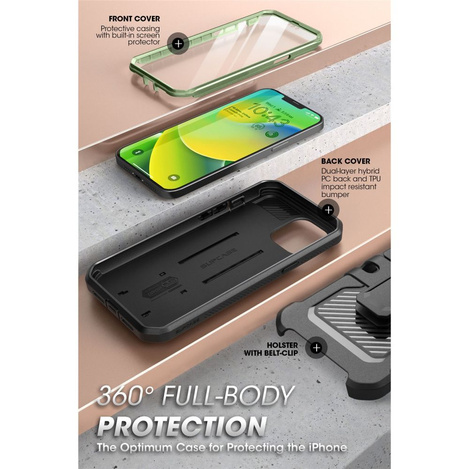 Supcase Unicorn Beetle Pro case for iPhone 14 Plus green