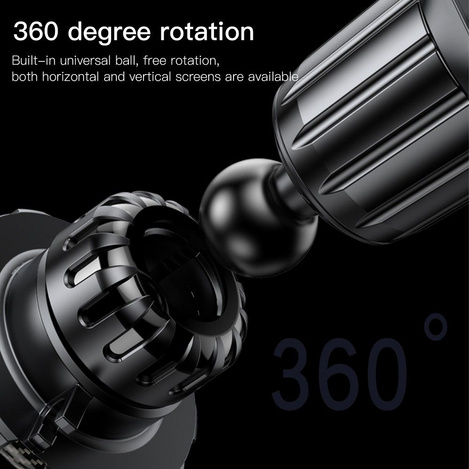 FORCELL F-Grip MagElite uchwyt samochodowy do kratki wlotu magnetyczny czarny