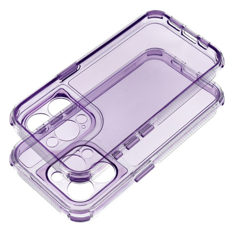 Futerał MATRIX CLEAR do IPHONE 15 Pro jasnofioletowy