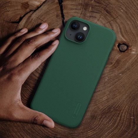 Nillkin Super Frosted Shield Pro verstärkte Hülle für iPhone 15 Pro – blau