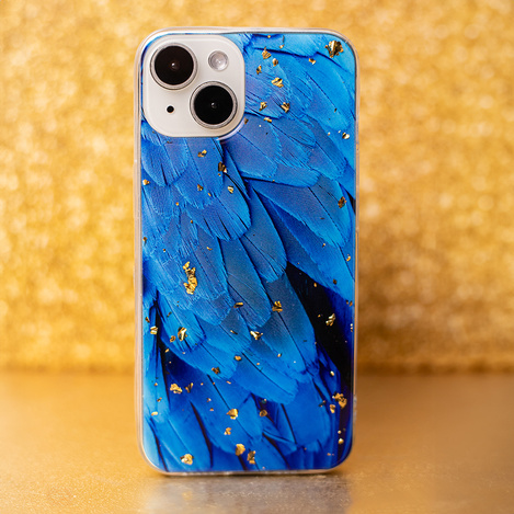 Nakładka Gold Glam do Samsung Galaxy A35 5G Blue
