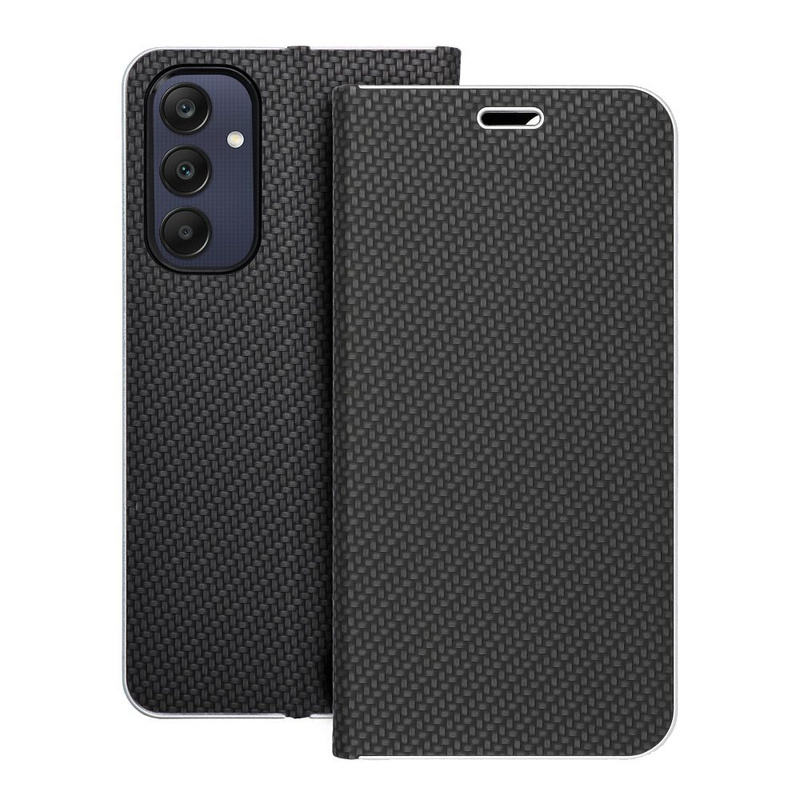Kabura LUNA Book Carbon do SAMSUNG A25 5G czarny