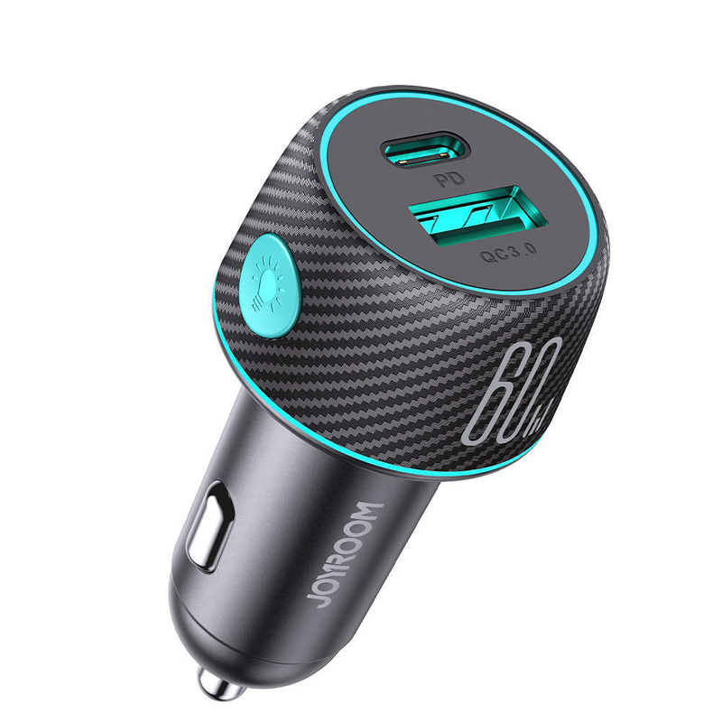 Autoladegerät 60W USB-C USB-A Joyroom JR-CCN01 | Schwarz