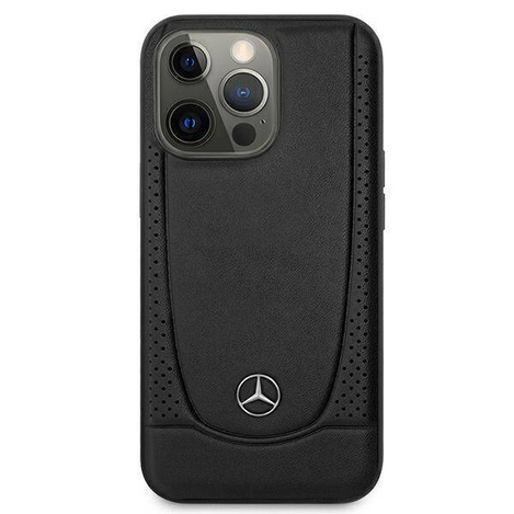 Etui Mercedes Leather Urban do iPhone 15 Pro Max - czarne