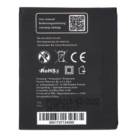 Bateria do Sony Ericsson U100 Yari/ J10/ J10i2 ELM/Hazel 1100 mAh Li-Ion Blue Star