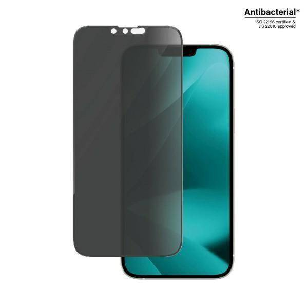 Gehärtetes Glas 5D IPHONE 14 PLUS / 13 PRO MAX PanzerGlass Ultra-Wide Fit Privacy Screen Protection Antibacterial (P2773)