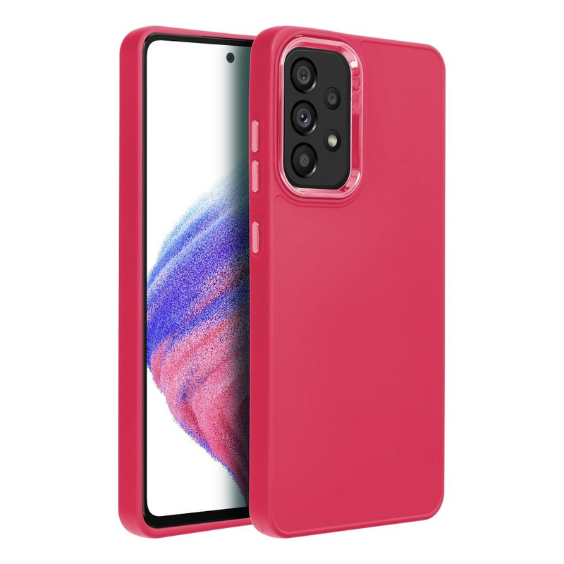 Futerał FRAME do SAMSUNG A52 5G / A52 LTE ( 4G ) / A52s 5G magneta