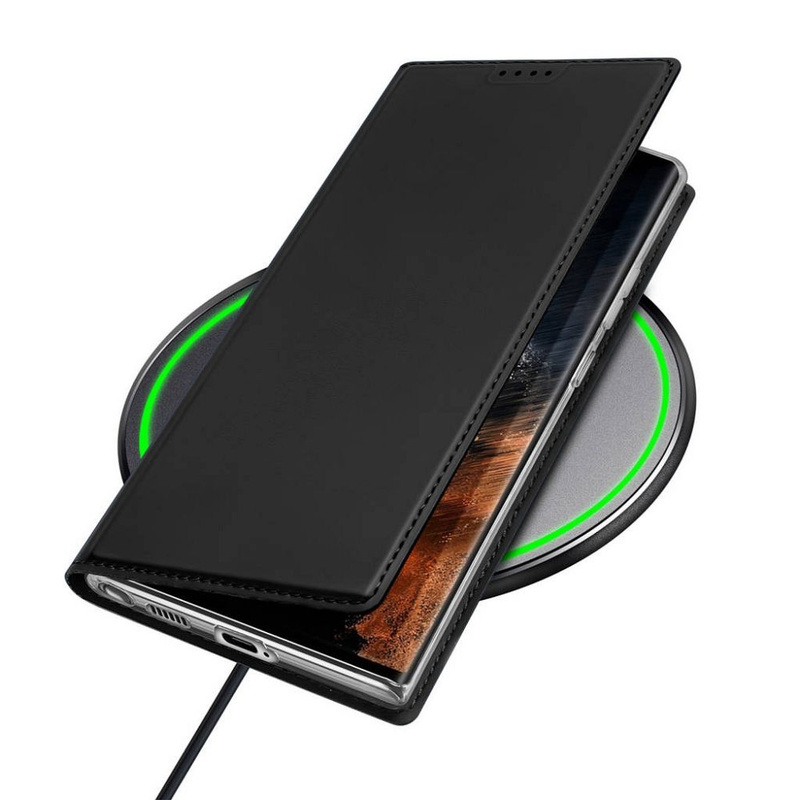 DUX DUCIS Skin Pro - futerał z klapką do Samsung Galaxy S23 Ultra czarny