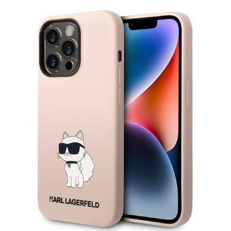Karl Lagerfeld Silicone NFT Choupette - Etui iPhone 14 Pro Max (różowy)