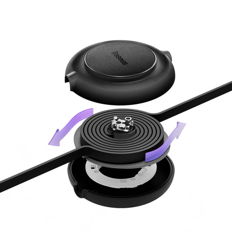 Baseus Bright Mirror 2 3in1 USB Type A cable - micro USB + Lightning + USB Type C 3.5A 1.1m black (CAMJ010001)