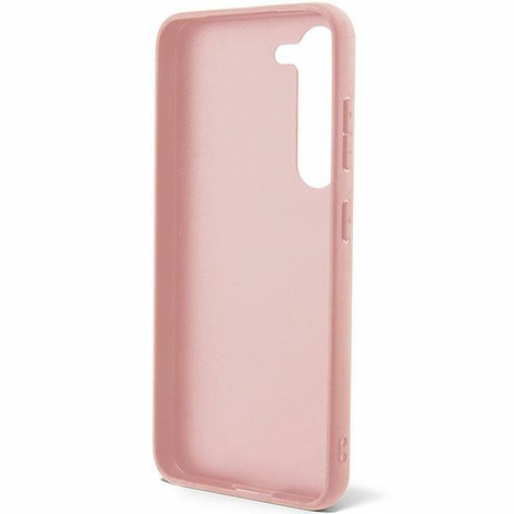Guess Glitter Script case for Samsung Galaxy S24 - pink