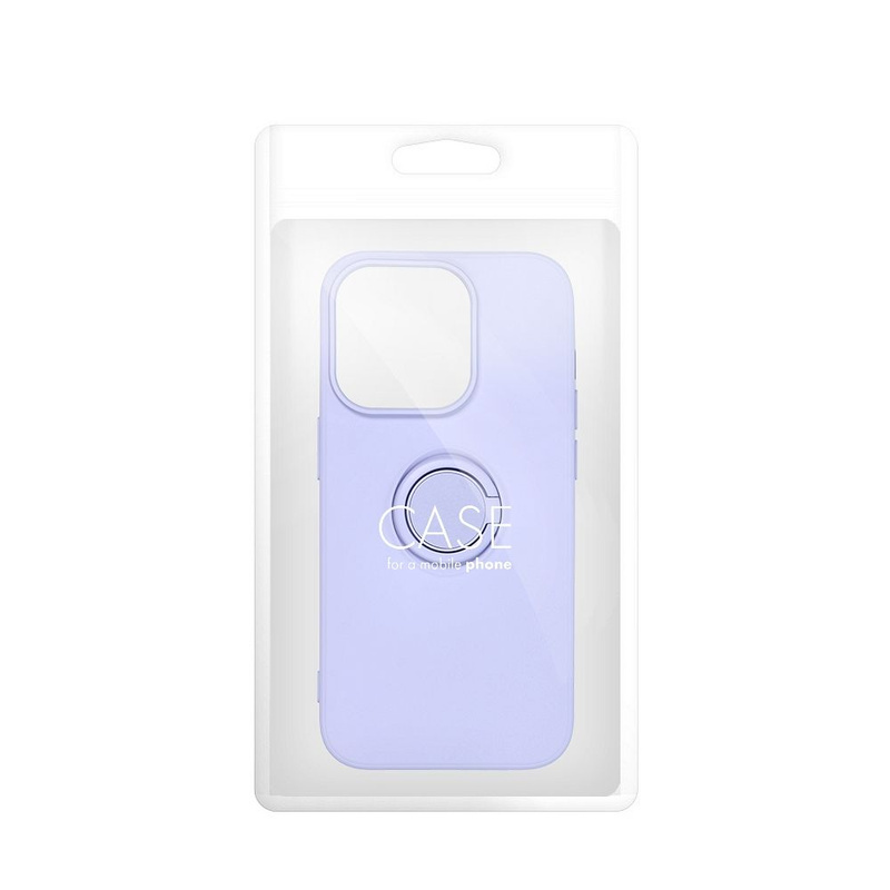 Futerał SILICONE RING do IPHONE 16 Pro Max fioletowy