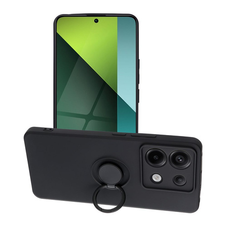 Futerał SILICONE RING do XIAOMI Redmi NOTE 13 PRO 5G czarny