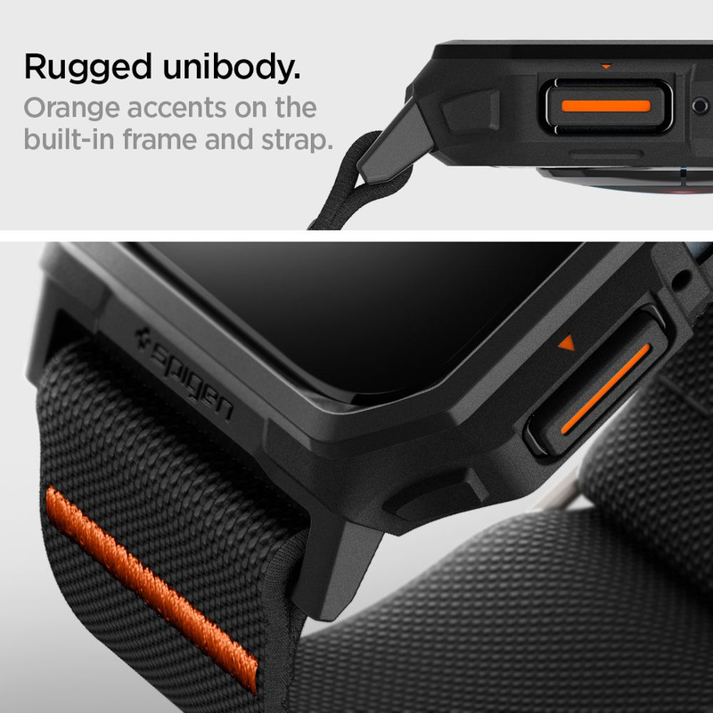 Spigen Lite Fit PRO Apple Watch 4/5/6/7/ 8/9/SE 44/45mm czarny/matte black ACS07103