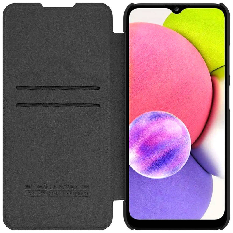 Nillkin Qin original leather case cover for Samsung Galaxy A03s black
