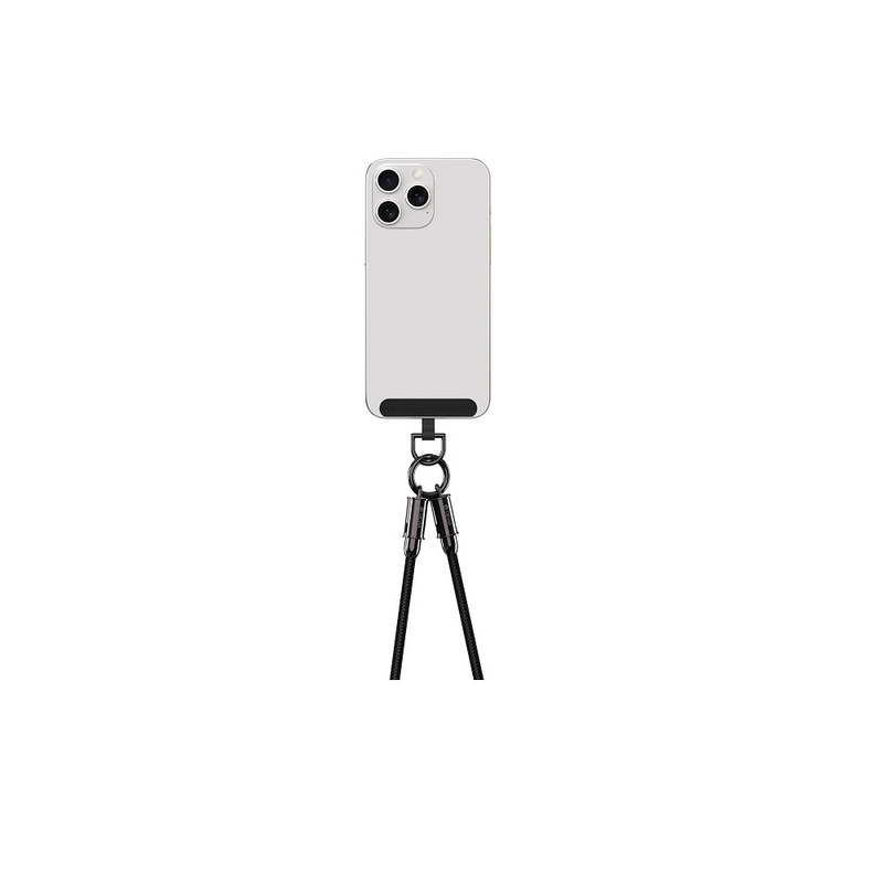 Devia kabel uniwersalna smycz 2w1 PD USB-C - USB-C 0,3 m 60W lawendowy