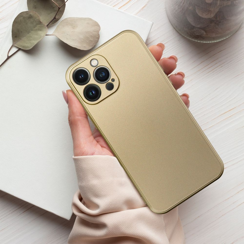 Futerał METALLIC do IPHONE 16 Pro Max złoty