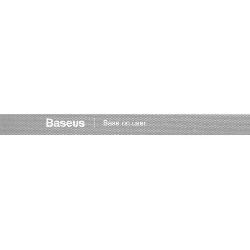 Baseus Rainbow Circle hook and loop Straps - taśma rzepowa rzep organizer kabli 3m szary(ACMGT-F0G)