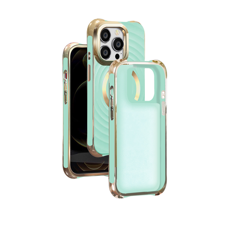 Nakładka Circle Glam Mag do iPhone 11 miętowa