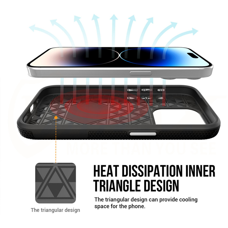 Vmax nakładka Triangle Case do Samsung A14 4G / 5G czarna