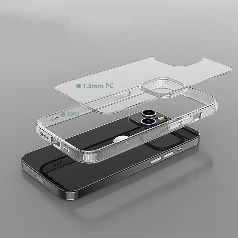 Schutzhülle IPHONE 12 / 12 PRO Tech-Protect Flexair Hybrid transparent