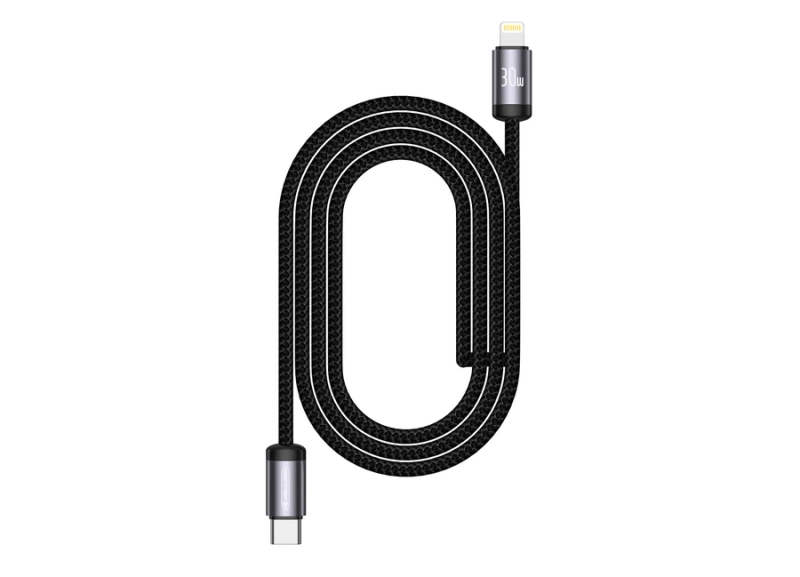 JELLICO Kabel B27 USB-C - Lightning PD 30W 1M schwarz