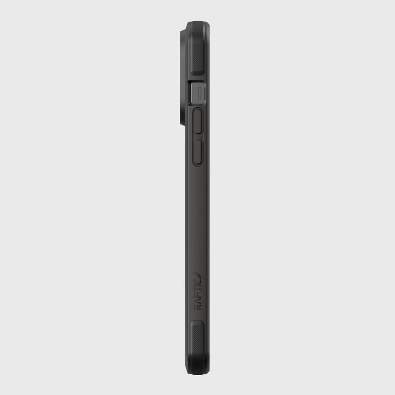 Raptic X-Doria Secure Case für iPhone 14 Pro Max mit gepanzerter MagSafe-Hülle schwarz